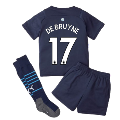 2021-2022 Man City 3rd Mini Kit (DE BRUYNE 17)