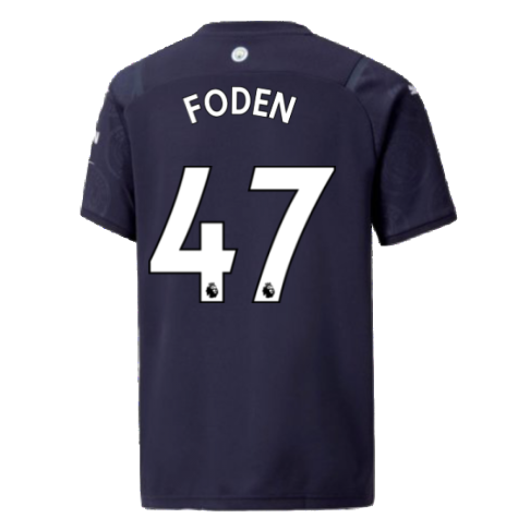 2021-2022 Man City 3rd Shirt (Kids) (FODEN 47)