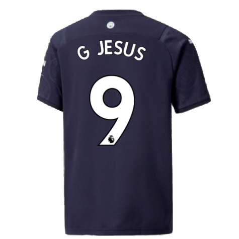 2021-2022 Man City 3rd Shirt (Kids) (G JESUS 9)