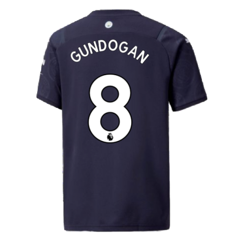 2021-2022 Man City 3rd Shirt (Kids) (GUNDOGAN 8)