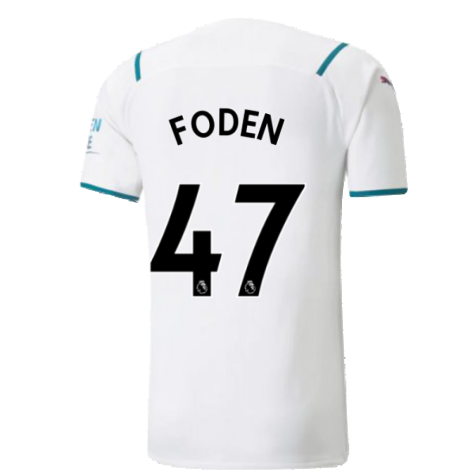 2021-2022 Man City Authentic Away Shirt (FODEN 47)