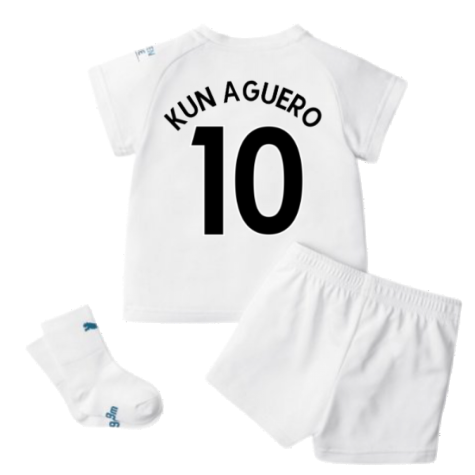 2021-2022 Man City Away Baby Kit (KUN AGUERO 10)