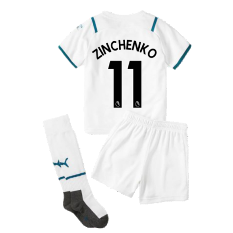 2021-2022 Man City Away Mini Kit (ZINCHENKO 11)