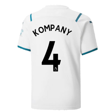 2021-2022 Man City Away Shirt (Kids) (KOMPANY 4)