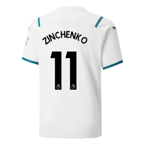 2021-2022 Man City Away Shirt (Kids) (ZINCHENKO 11)