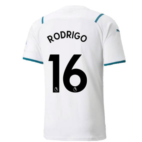 2021-2022 Man City Away Shirt (RODRIGO 16)