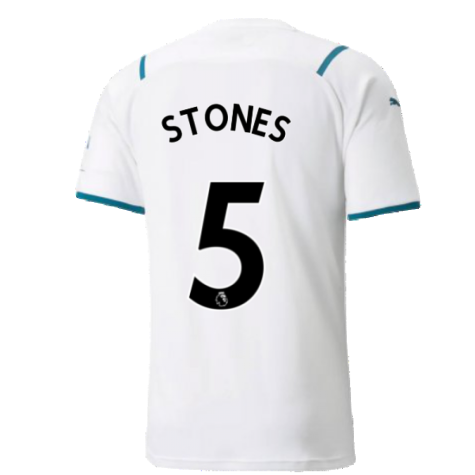 2021-2022 Man City Away Shirt (STONES 5)