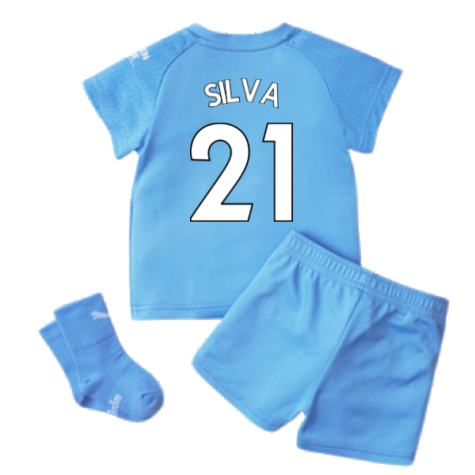 2021-2022 Man City Home Baby Kit (SILVA 21)