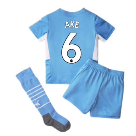 2021-2022 Man City Home Mini Kit (AKE 6)