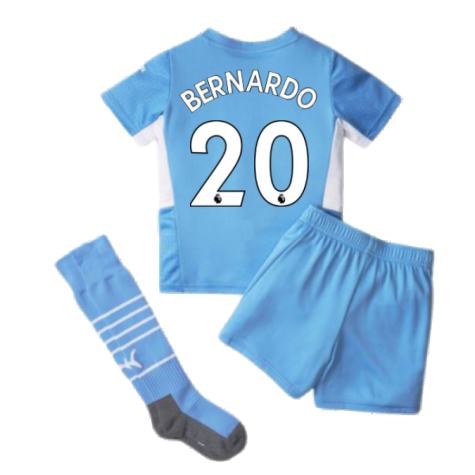 2021-2022 Man City Home Mini Kit (BERNARDO 20)