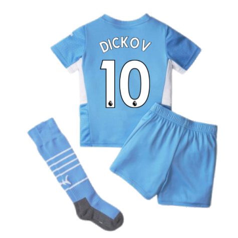 2021-2022 Man City Home Mini Kit (DICKOV 10)