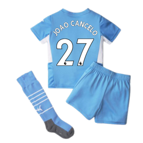 2021-2022 Man City Home Mini Kit (JOAO CANCELO 27)