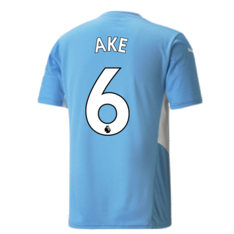 2021-2022 Man City Home Shirt (AKE 6)