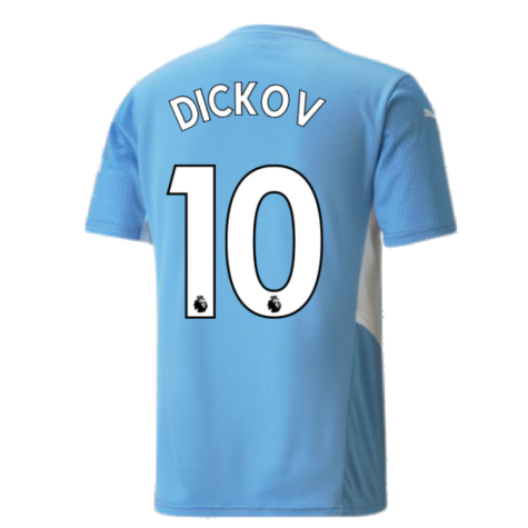 2021-2022 Man City Home Shirt (DICKOV 10)