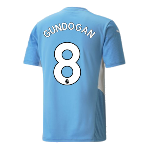 2021-2022 Man City Home Shirt (GUNDOGAN 8)