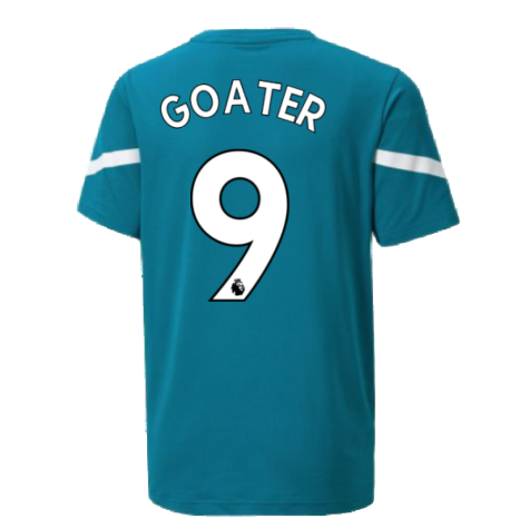 2021-2022 Man City Pre Match Jersey (Ocean Depths) - Kids (GOATER 9)