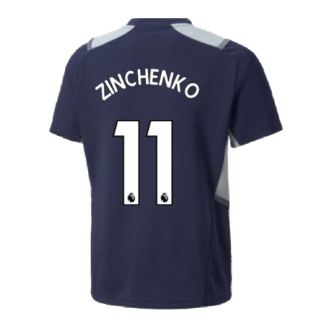 2021-2022 Man City PRO Training Jersey (Peacot) (ZINCHENKO 11)