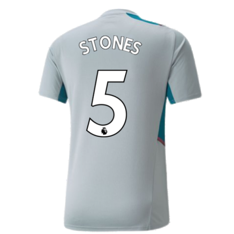 2021-2022 Man City PRO Training Jersey (Quarry) (STONES 5)