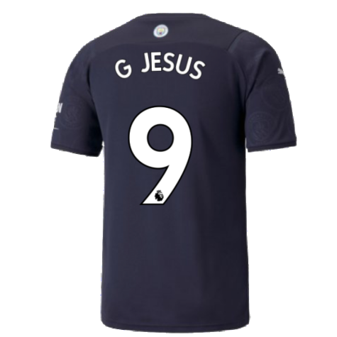 2021-2022 Man City Third Shirt (G JESUS 9)