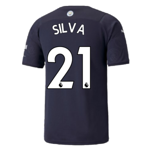 2021-2022 Man City Third Shirt (SILVA 21)