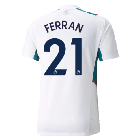 2021-2022 Man City Training Shirt (White) (FERRAN 21)