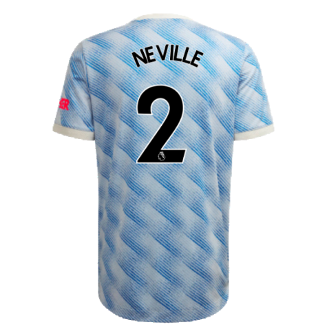 2021-2022 Man Utd Authentic Away Shirt (NEVILLE 2)