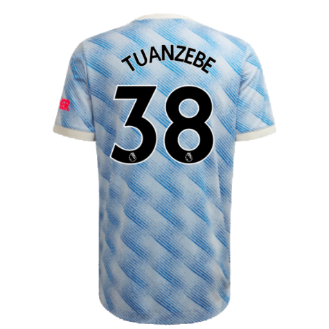 2021-2022 Man Utd Authentic Away Shirt (TUANZEBE 38)