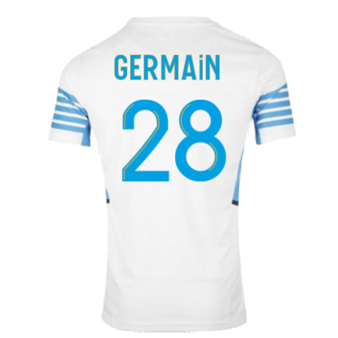 2021-2022 Marseille Home Shirt (GERMAIN 28)