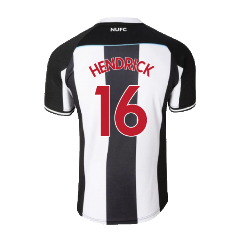 2021-2022 Newcastle United Home Shirt (XXL) (Very Good) (HENDRICK 16)