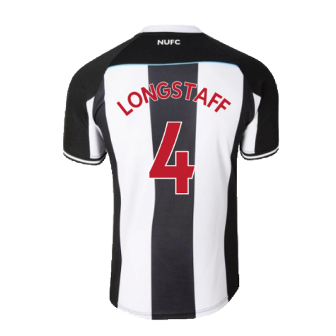 2021-2022 Newcastle United Home Shirt (M) (Mint) (LONGSTAFF 4)