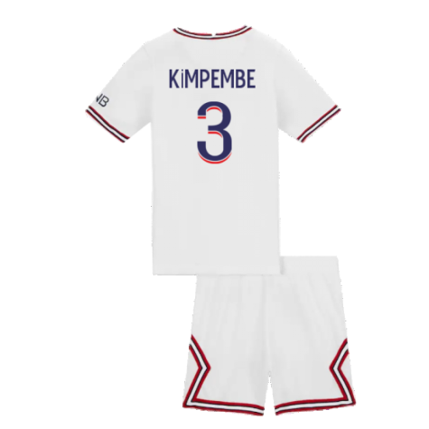 2021-2022 PSG Little Boys Fourth Kit (KIMPEMBE 3)