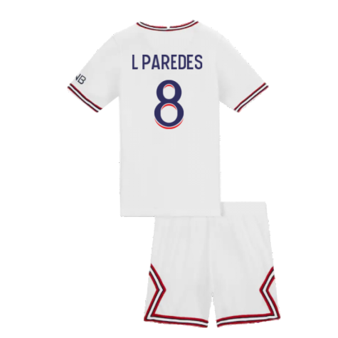 2021-2022 PSG Little Boys Fourth Kit (L PAREDES 8)