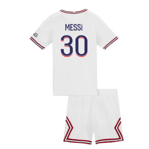 2021-2022 PSG Little Boys Fourth Kit (MESSI 30)