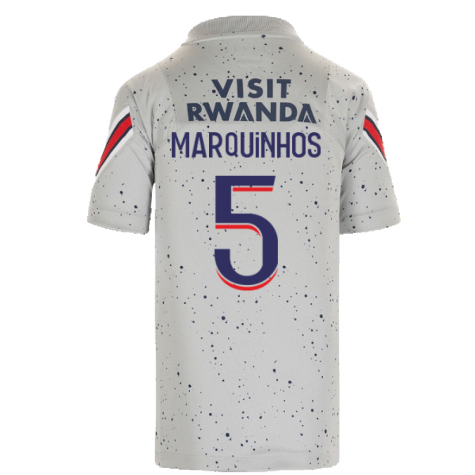 2021-2022 PSG Strike Fourth Shirt (Kids) (MARQUINHOS 5)