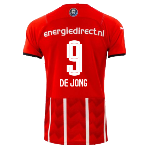 2021-2022 PSV Eindhoven Home Shirt (De Jong 9)