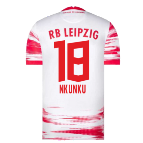 2021-2022 Red Bull Leipzig Home Shirt (White) (NKUNKU 18)