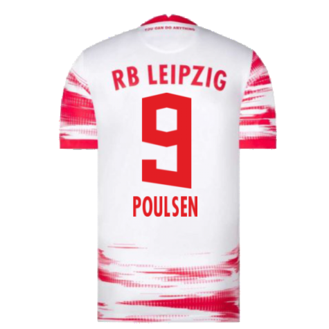 2021-2022 Red Bull Leipzig Home Shirt (White) (POULSEN 9)