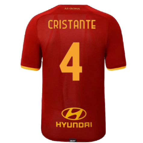 2021-2022 Roma Home Shirt (Kids) (CRISTANTE 4)