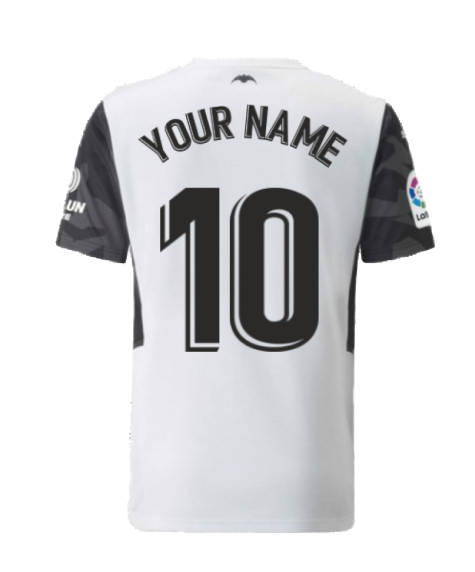 2021-2022 Valencia Home Shirt (Kids) (Your Name)