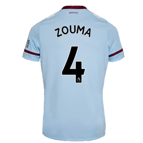 2021-2022 West Ham Away Shirt (ZOUMA 4)