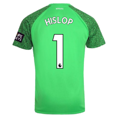 2021-2022 West Ham Home Goalkeeper Shirt (Green) (HISLOP 1)