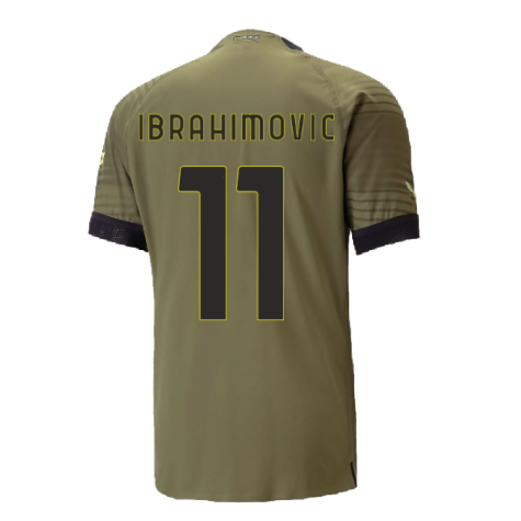 2022-2023 AC Milan Authentic Third Shirt (IBRAHIMOVIC 11)