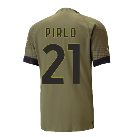 2022-2023 AC Milan Authentic Third Shirt (PIRLO 21)