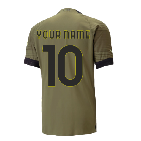 2022-2023 AC Milan Authentic Third Shirt (Your Name)