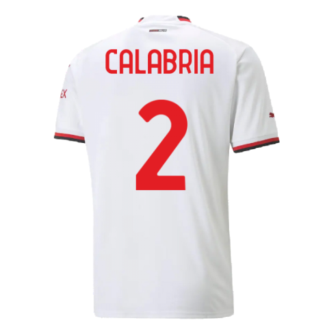 2022-2023 AC Milan Away Shirt (CALABRIA 2)