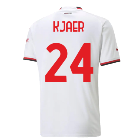 2022-2023 AC Milan Away Shirt (KJAER 24)