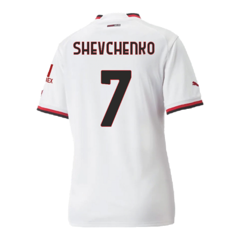 2022-2023 AC Milan Away Shirt - Ladies (SHEVCHENKO 7)