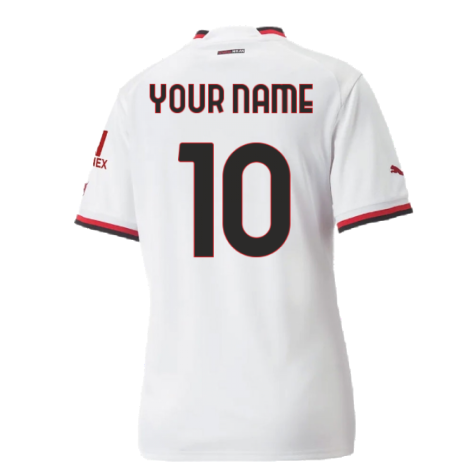 2022-2023 AC Milan Away Shirt - Ladies (Your Name)