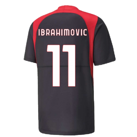 2022-2023 AC Milan Gameday Jersey (Black) (IBRAHIMOVIC 11)