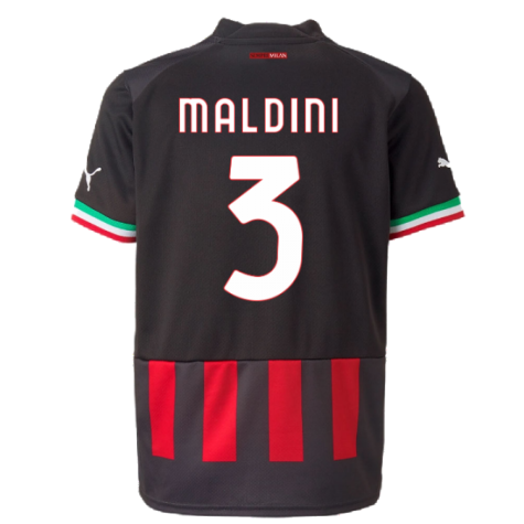 2022-2023 AC Milan Home Shirt (Kids) (MALDINI 3)